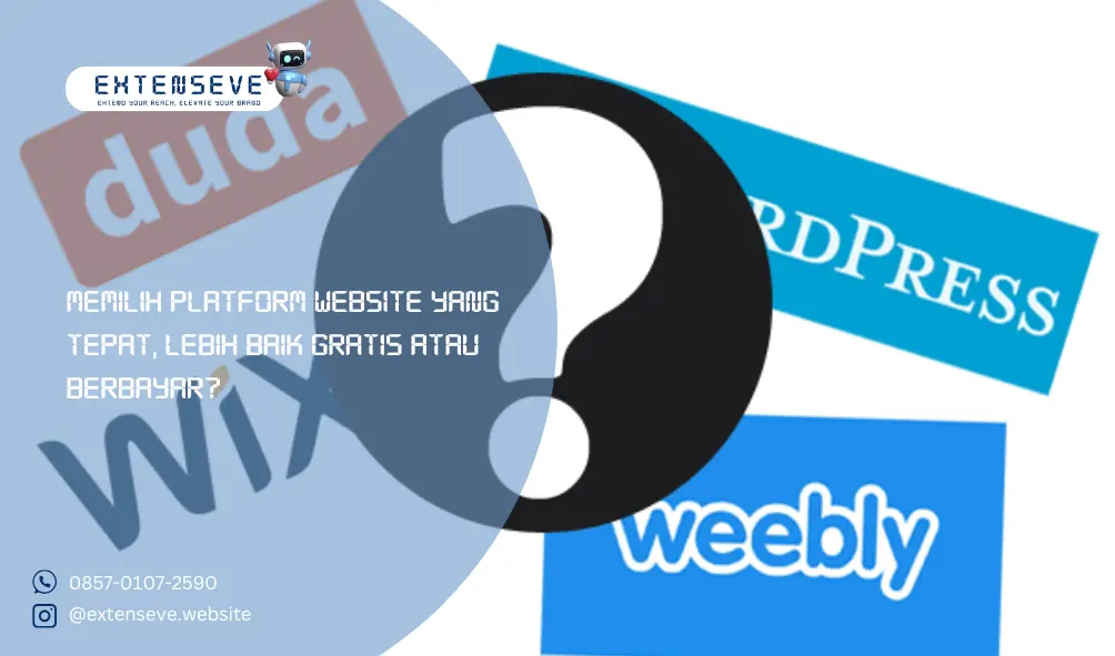 perbandingan platform website